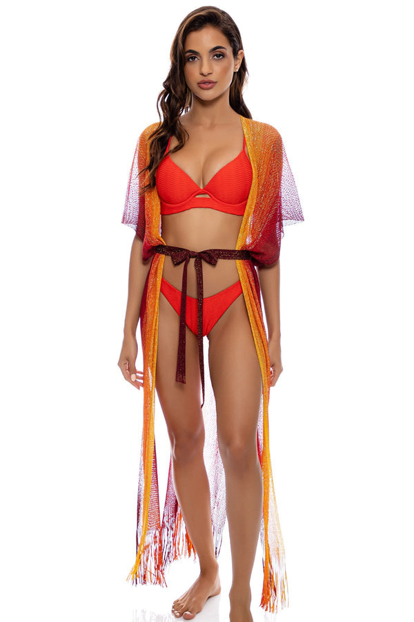 Luli Fama Sunshine Addict Long Caftan